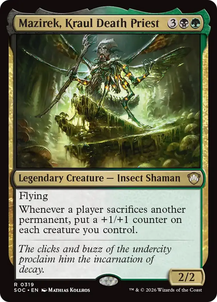 Mazirek, Kraul Death Priest [Secrets Of Strixhaven Commander] 1