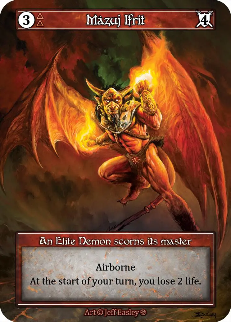 Mazuj Ifrit (Foil) [Gothic] 1