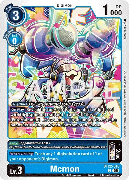 Mcmon [Bt22-016] [Cyber Eden] 1