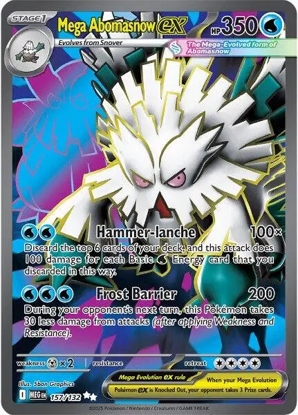 Mega Abomasnow Ex (157/132) [Mega Evolution: Base Set] 1