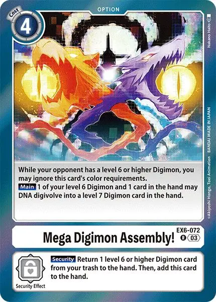 Mega Digimon Assembly! [Ex6-072] [Infernal Ascension] 1