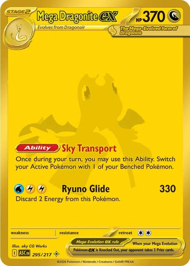 Mega Dragonite Ex (295/217) [Mega Evolution: Ascended Heroes] 1