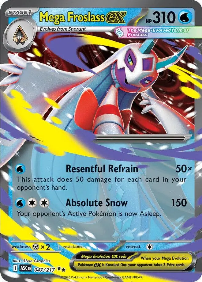 Mega Froslass Ex (047/217) [Mega Evolution: Ascended Heroes] 1