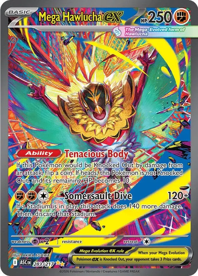 Mega Hawlucha Ex (283/217) [Mega Evolution: Ascended Heroes] 1