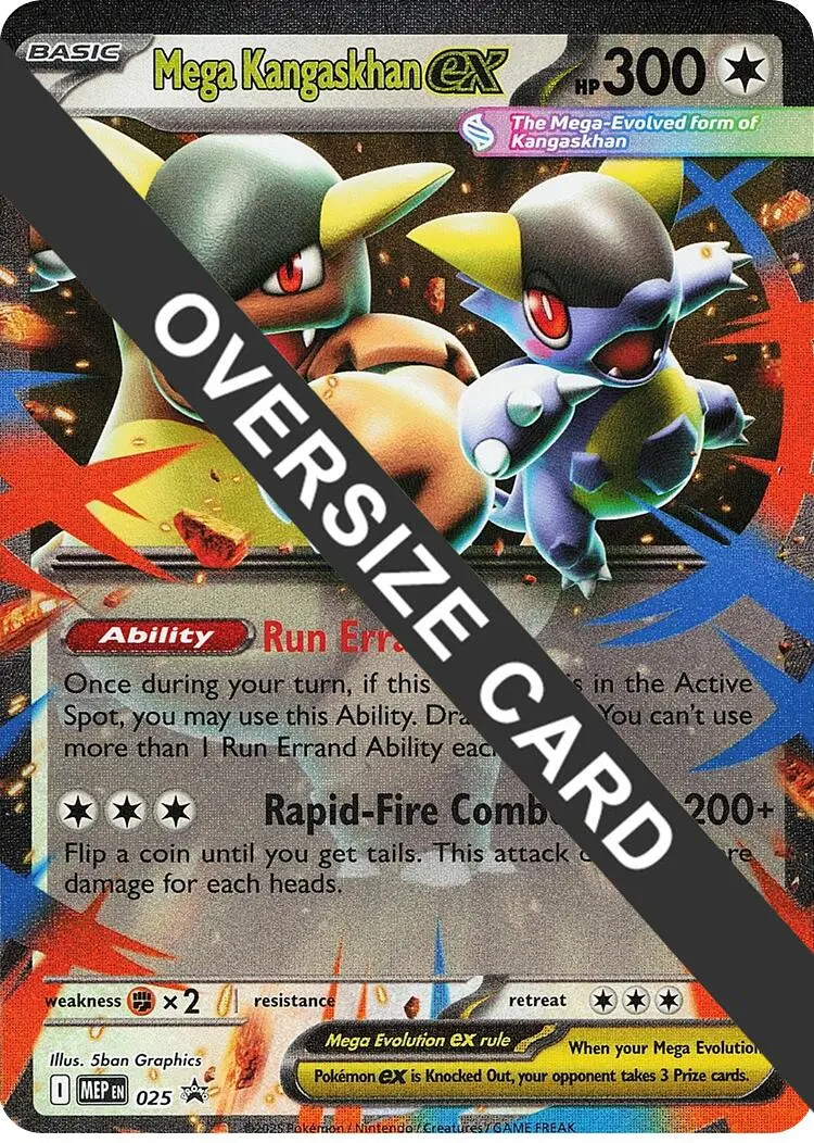 Mega Kangaskhan Ex (025) (Jumbo Card) [Mega Evolution Promo] 1