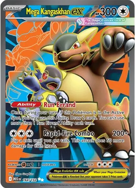 Mega Kangaskhan Ex (164/132) [Mega Evolution: Base Set] 1