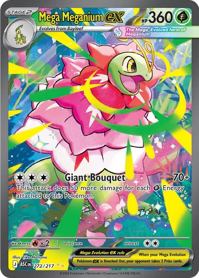 Mega Meganium Ex (272/217) [Mega Evolution: Ascended Heroes] 1