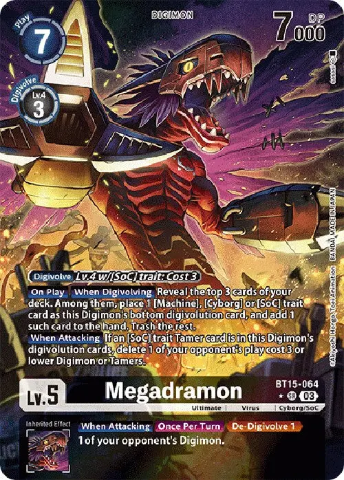 Megadramon [Bt15-064] (Alternate Art) [Exceed Apocalypse] 1