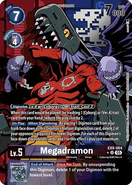 Megadramon [Ex9-064] (Alternate Art) [Versus Monsters] 1