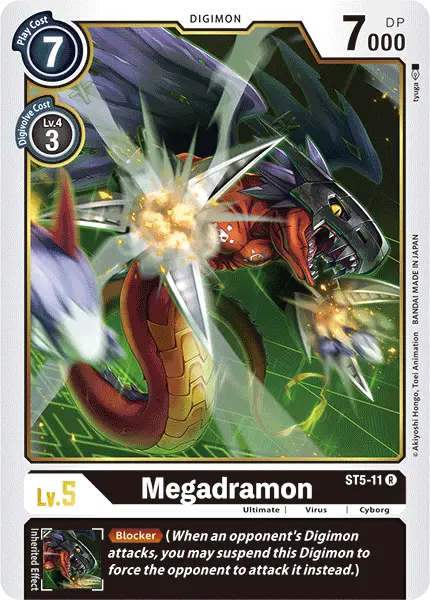 Megadramon [St5-11] [Starter Deck: Machine Black] 1