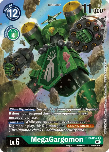 Megagargomon [Bt3-057] (1-Year Anniversary Box Topper) [Promotional Cards] 1