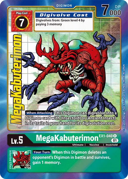 Megakabuterimon [Ex1-040] (Alternate Art) [Classic Collection] 1