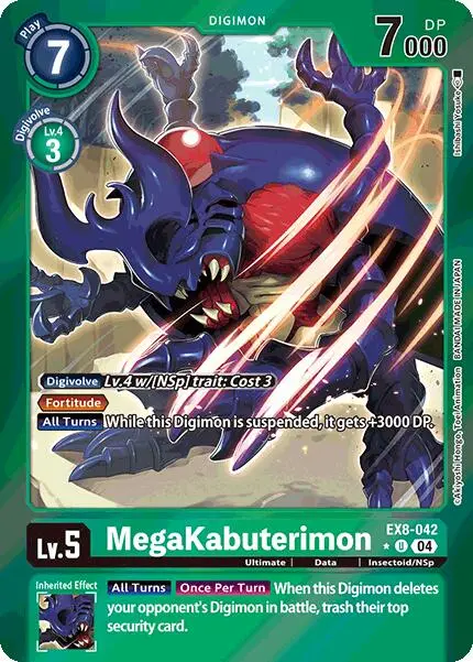 Megakabuterimon [Ex8-042] (Limited Foil) [Chain Of Liberation] 1