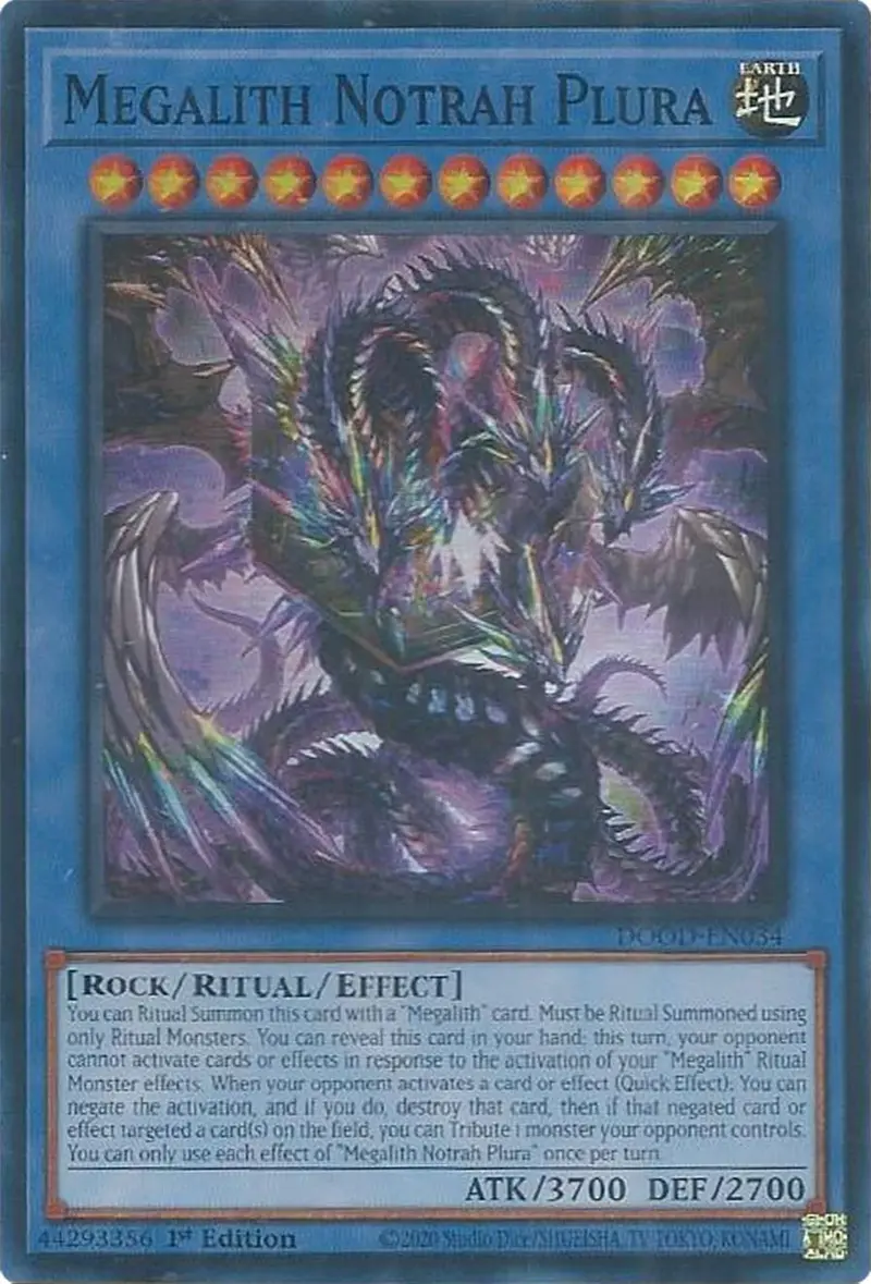 Megalith Notrah Plura [Dood-En034] Super Rare 1