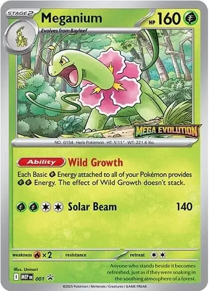 Meganium (001) [Mega Evolution Promo] 1