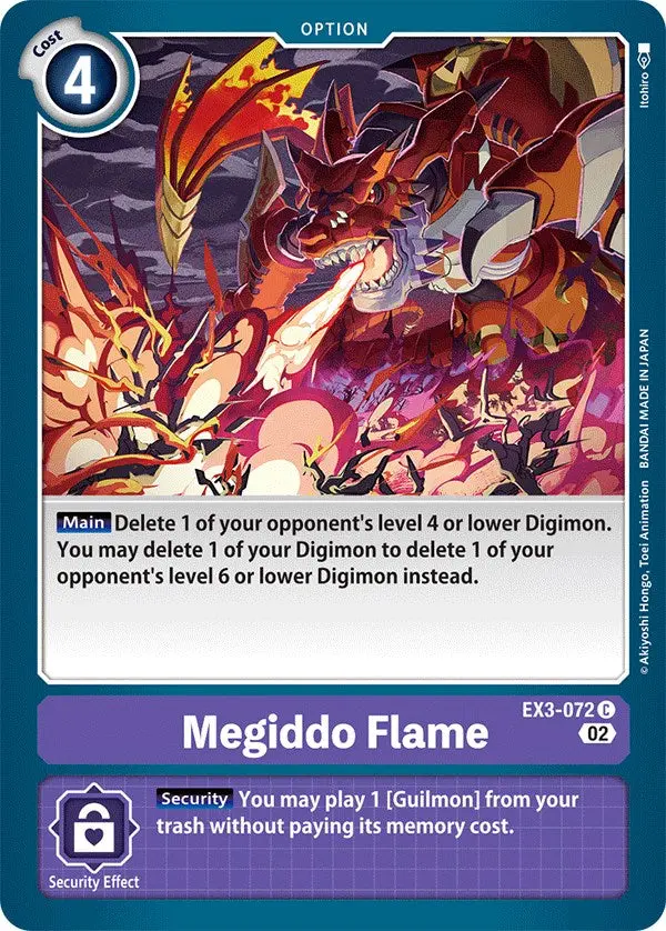 Megiddo Flame [Ex3-072] [Draconic Roar] 1