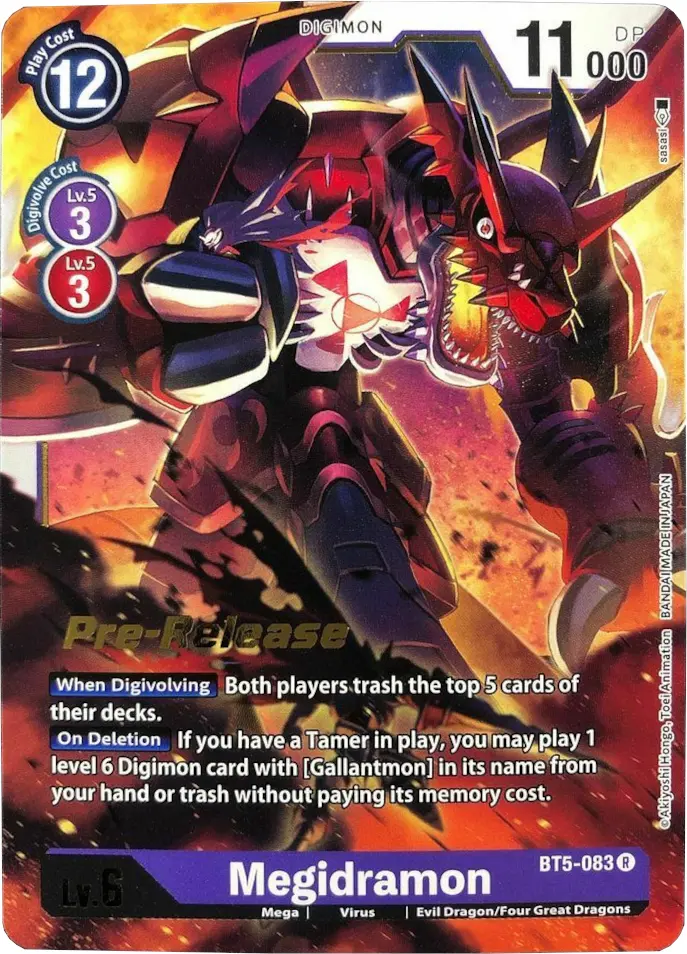 Megidramon [Bt5-083] [Battle Of Omni Pre-Release Promos] 1