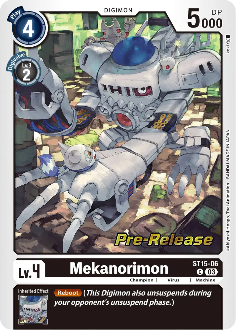 Mekanorimon [St15-06] [Starter Deck: Dragon Of Courage Pre-Release Cards] 1