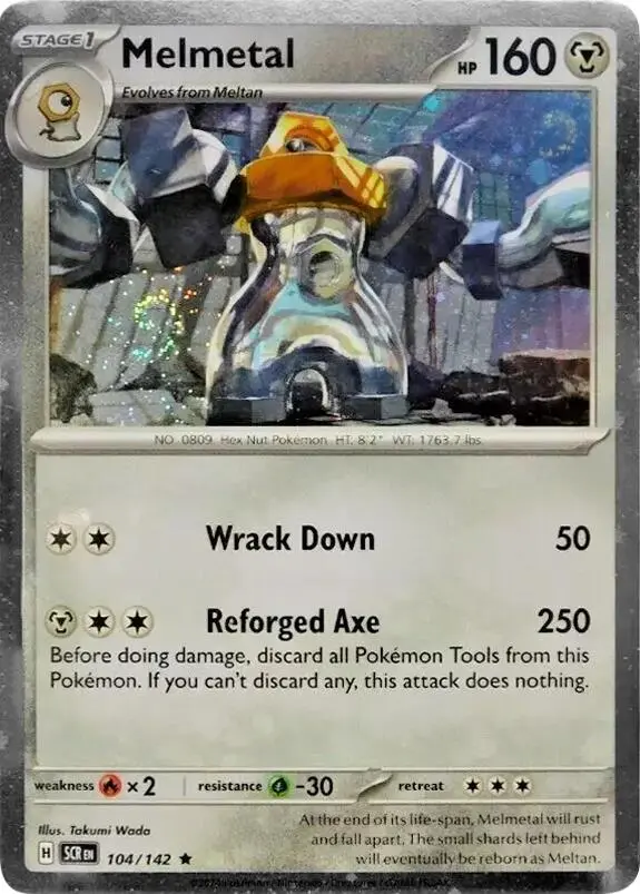 Melmetal (104/142) (Cosmos Holo) [Scarlet & Violet: Stellar Crown] 1