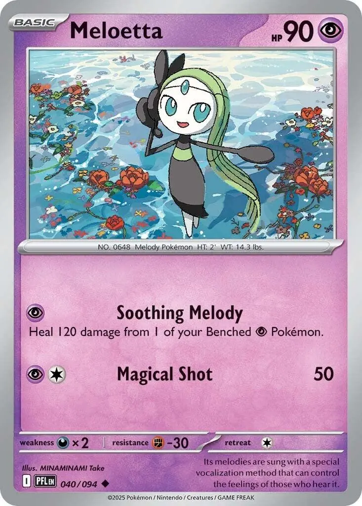 Meloetta (040/094) [Mega Evolution: Phantasmal Flames] 1