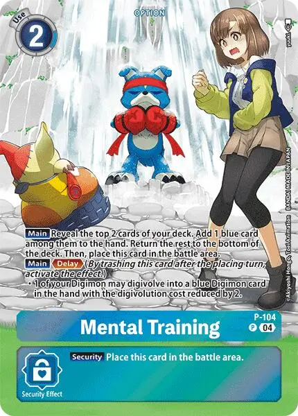 Mental Training [P-104] (Starter Deck 19 Exclusive) [Starter Deck: Fable Waltz Promos] 1