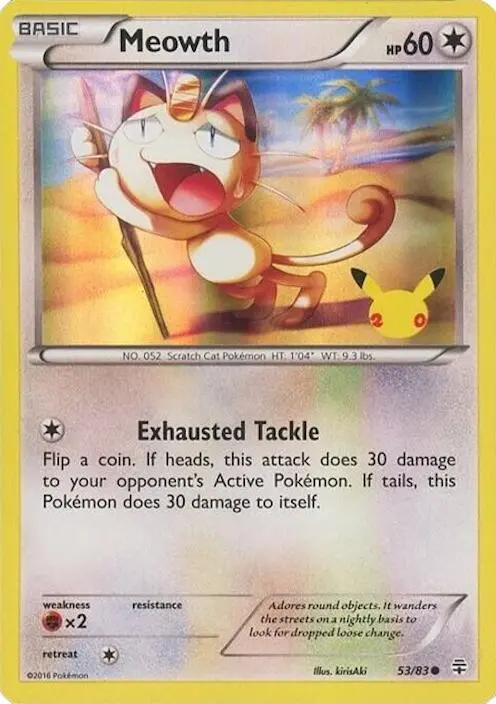 Meowth (053/083) - 53/83 (20Th Anniversary) [Miscellaneous Cards] 1