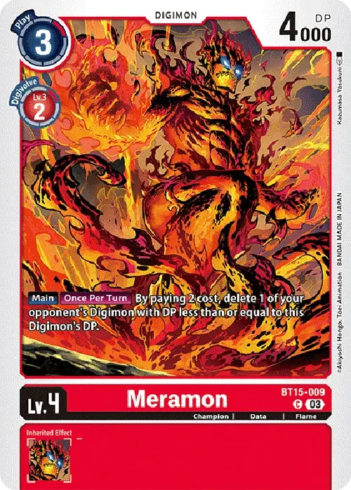 Meramon [Bt15-009] [Exceed Apocalypse] 1