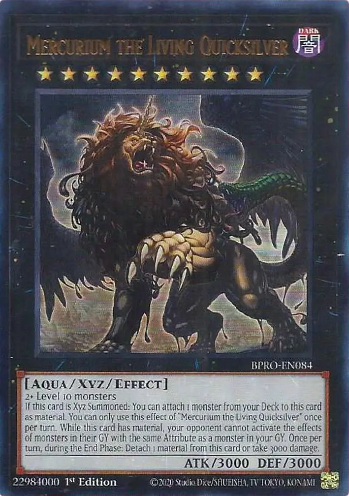 Mercurium The Living Quicksilver [Bpro-En084] Ultra Rare 1