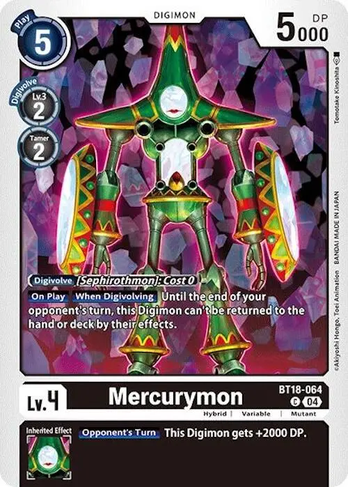 Mercurymon [Bt18-064] [Release Special Booster Ver.2.0] 1