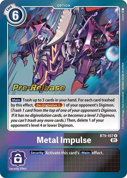 Metal Impulse [Bt9-107] [X Record Pre-Release Promos] 1