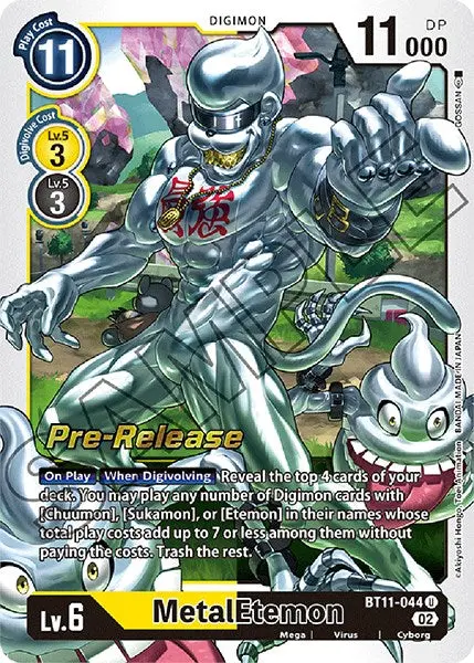 Metaletemon [Bt11-044] [Dimensional Phase Pre-Release Promos] 1