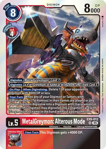 Metalgreymon: Alterous Mode [Ex9-012] [Versus Monsters] 1