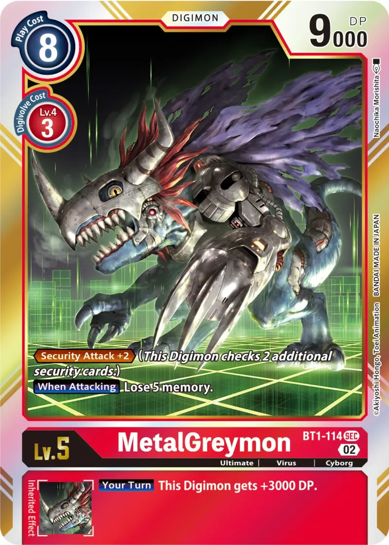 Metalgreymon [Bt1-114] (Resurgence Booster Reprint) [Resurgence Booster] 1