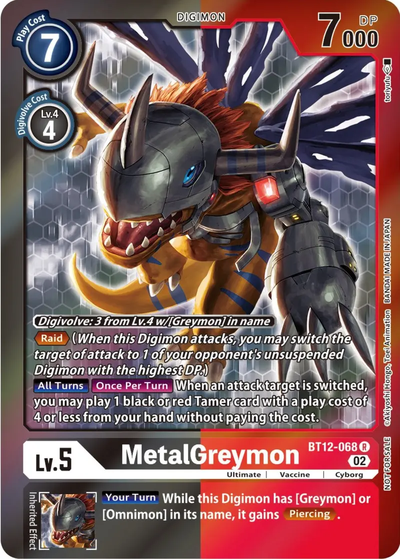 Metalgreymon [Bt12-068] (Tamer Party -Special-) [Across Time Promos] 1