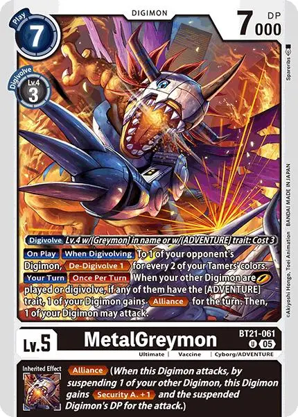 Metalgreymon [Bt21-061] [World Convergence] 1