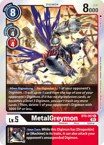 Metalgreymon [Bt8-067] [New Awakening] 1