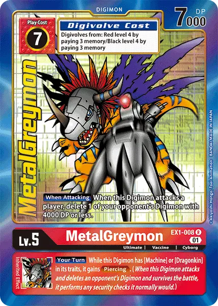 Metalgreymon [Ex1-008] (Alternate Art) [Classic Collection] 1