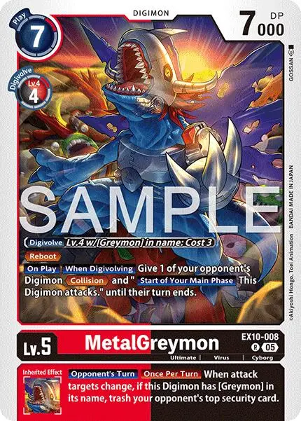 Metalgreymon [Ex10-008] [Sinister Order] 1