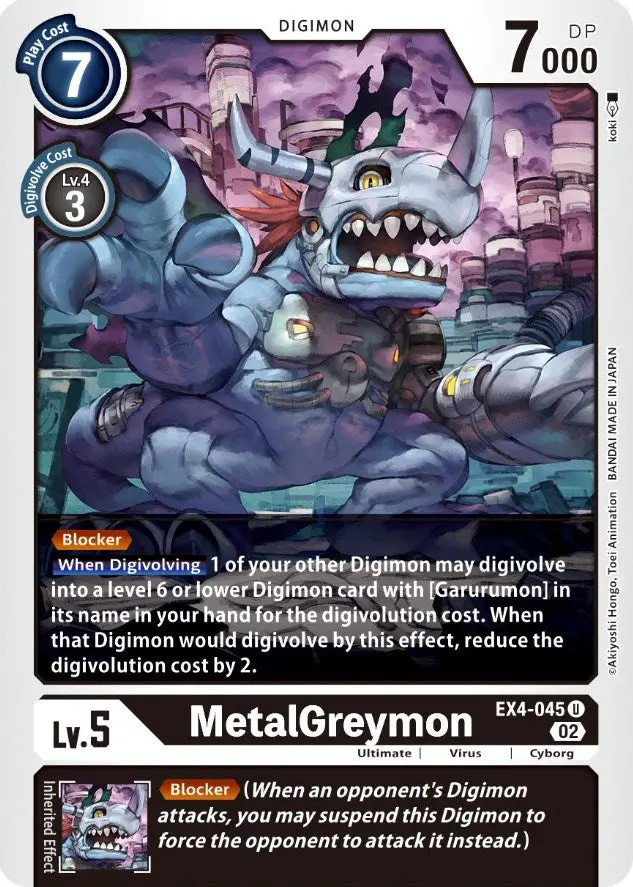 Metalgreymon [Ex4-045] [Alternative Being Booster] 1