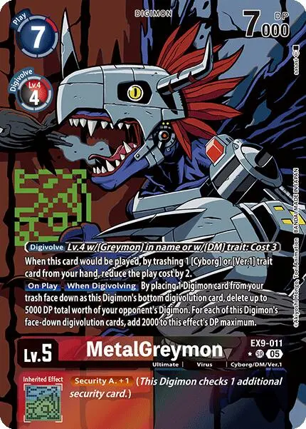 Metalgreymon [Ex9-011] (Alternate Art) [Versus Monsters] 1