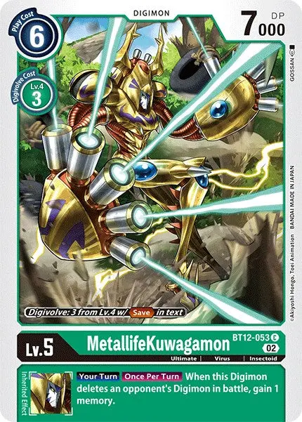 Metallifekuwagamon [Bt12-053] [Across Time] 1