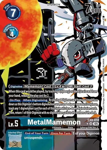 Metalmamemon [Ex9-018] (Alternate Art) [Versus Monsters] 1