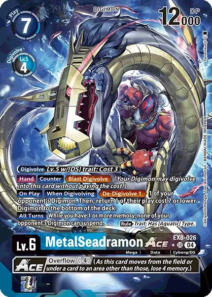 Metalseadramon Ace [Ex8-026] (Alternate Art) [Chain Of Liberation] 1