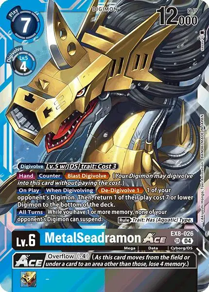 Metalseadramon Ace [Ex8-026] [Chain Of Liberation] 1