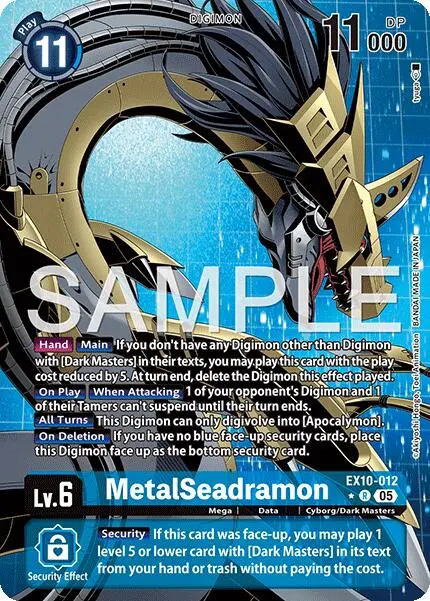 Metalseadramon [Ex10-012] (Alternate Art) [Sinister Order] 1