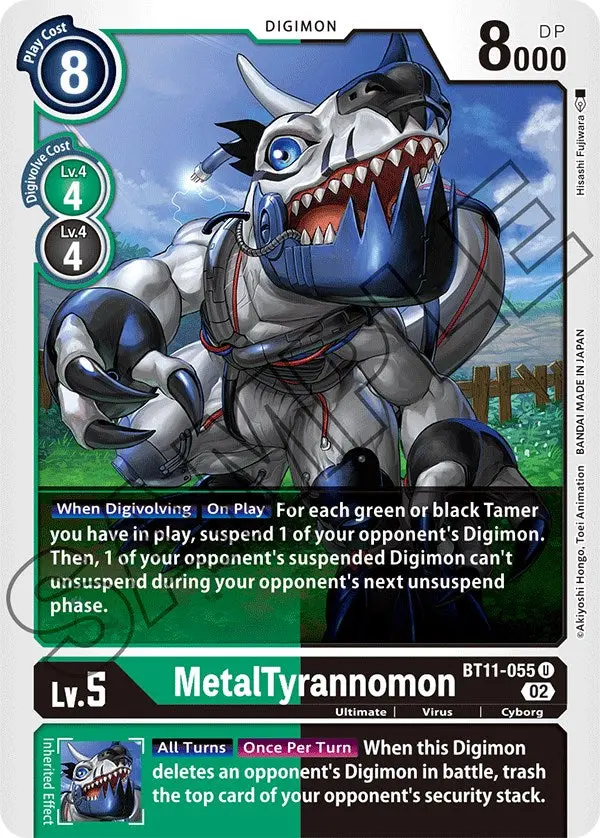 Metaltyrannomon [Bt11-055] [Dimensional Phase] 1