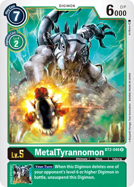 Metaltyrannomon [Bt2-046] [Release Special Booster Ver.1.0] 1
