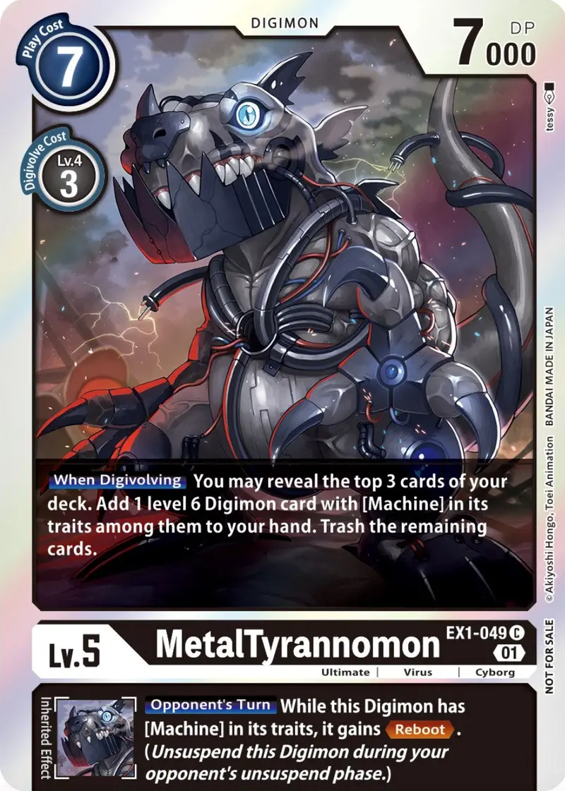 Metaltyrannomon [Ex1-049] (Premium Deck Set Lucky Pack) [Classic Collection Promos] 1