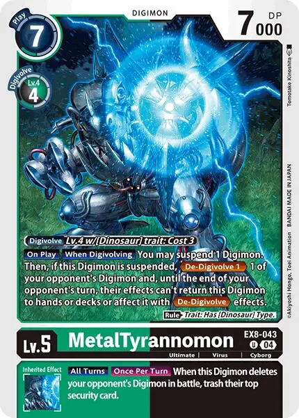 Metaltyrannomon [Ex8-043] [Chain Of Liberation] 1