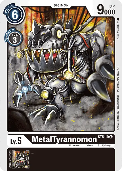 Metaltyrannomon [St5-10] [Starter Deck: Machine Black] 1